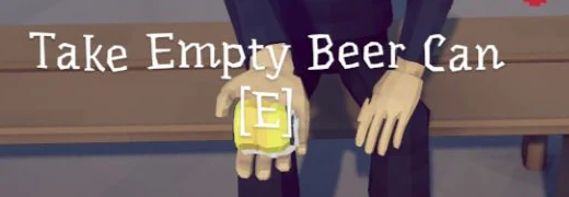 Empty Beer Can E prompt detail