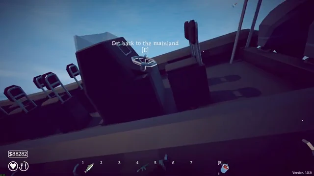 Black boat return-mainland prompt