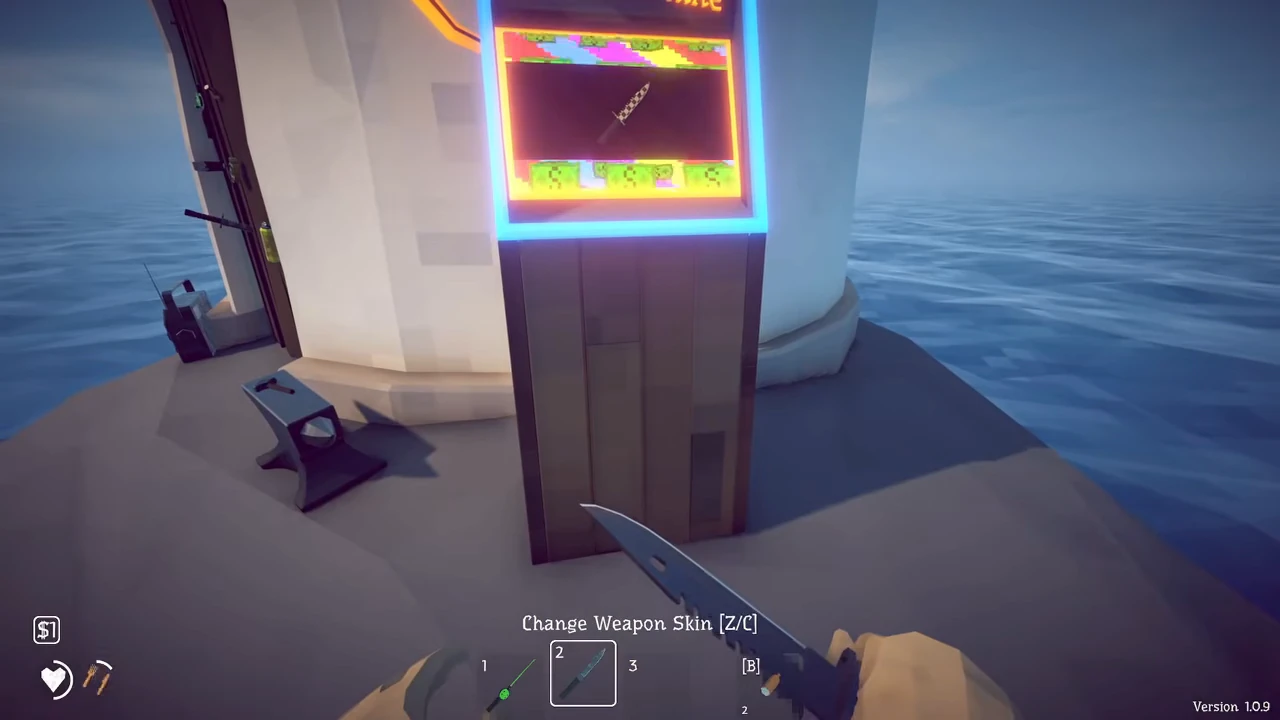 Settled knife reward and Change Weapon Skin Z/C