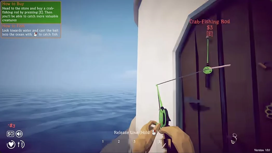 Green starter rod held after the E purchase
